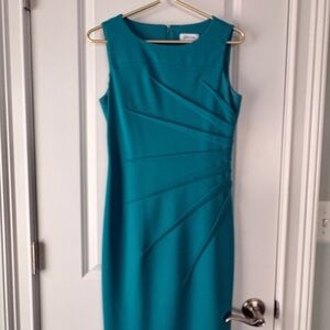 Calvin Klein Teal Midi Dress
